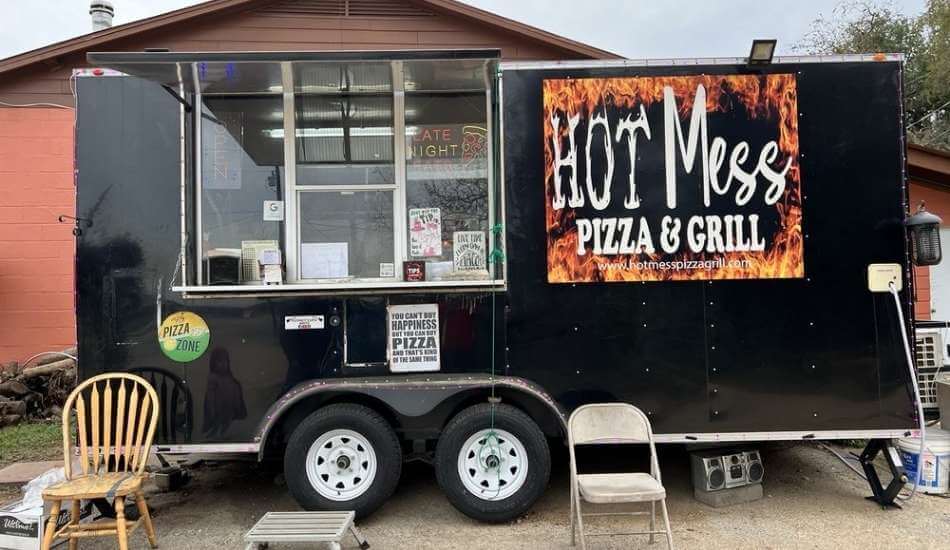 Hot Mess Pizza and Grill restaurant in Johnson City, Texas